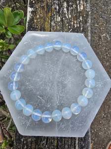 Opalite | Round Bead Bracelet