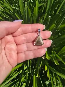 Jewellery: Polychrome Jasper | Polished Sterling Silver Pendant B