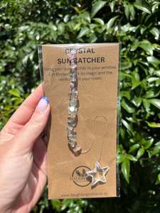 Suncatchers 1: Rainbow Fluorite | Star Sun Catcher