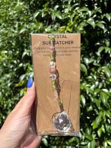 Suncatchers 1: Peridot & Strawberry Quartz | Sphere Sun Catcher