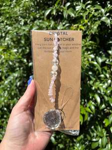 Suncatchers 1: Rose Quartz | Sphere Sun Catcher C