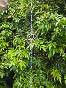 Lapis Lazuli & Black Obsidian | Xlarge Point Sun Catcher