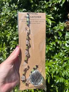 Points Spheres: Peridot & Garnet | Large Sphere Sun Catcher