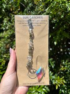 Tear Drops Diamonds: Labradorite | Diamond Sun Catcher
