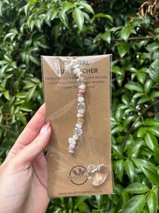 Stars Hearts: Pink Opal | Heart Sun Catcher