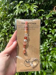 Stars Hearts: Carnelian | Heart Sun Catcher B