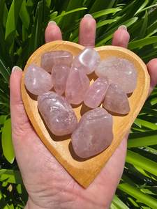 Bulk Buys: Rose Quartz Tumbled Stones 10 Pack Valued at $30