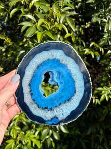 Slabs Slices: Agate Slice | Large Blue G