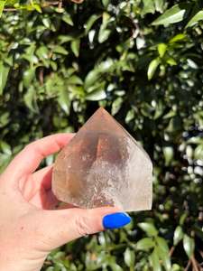 Smoky Quartz Semi Polished Point B
