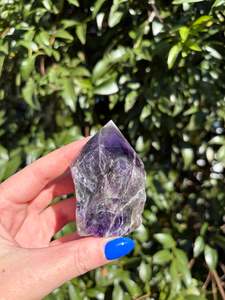Amethyst Semi Polished Point A