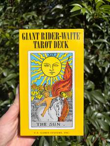 Books Cards: Giant Rider Waite Tarot Cards