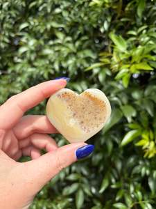 Hearts: Druzy Agate Small Heart C