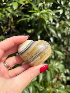 Hearts: Zebra Calcite Heart B