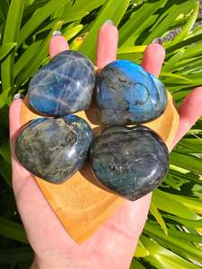 Labradorite Large Heart