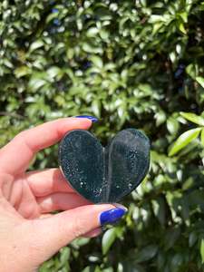 Hearts: Moss Agate 3D Large Heart A