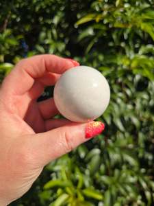 Spheres: White Marble Sphere