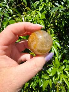 Spheres: Golden Healer Quartz Sphere D