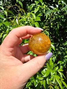 Golden Healer Quartz Sphere C