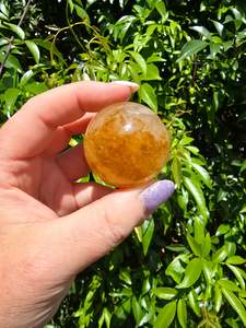Golden Healer Quartz Sphere A