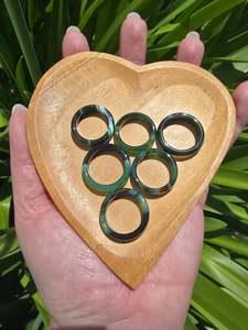 Green Agate Sphere Holder Ring