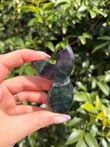 Rainbow Fluorite Mermaid Tail B