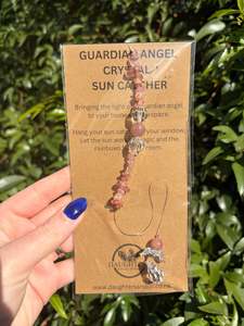 Strawberry Quartz | Guardian Angel Sun Catcher