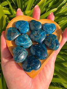 Hearts: Blue Apatite Small Heart