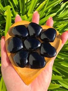Black Obsidian Small Heart