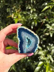 Geode Caves: Blue Agate Geode B