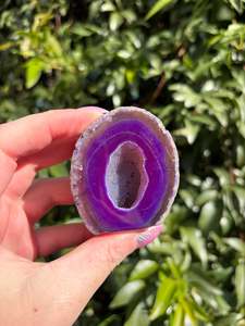 Geode Caves: Purple Agate Geode C