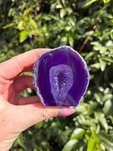 Geode Caves: Purple Agate Geode B