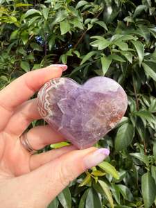 Crazy Lace Amethyst Heart B