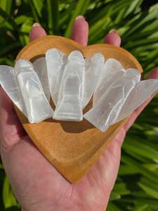 Selenite Large Angel