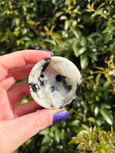 Crystals: Rainbow Moonstone Mini Bowl B