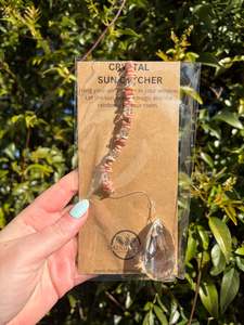 New Arrivals: Rhodochrosite | Tear Drop Sun Catcher