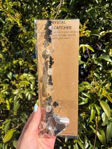Black Obsidian | Large Heart Sun Catcher
