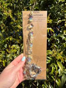 New Arrivals: Prehnite, Amethyst & Aquamarine | Large Heart Sun Catcher