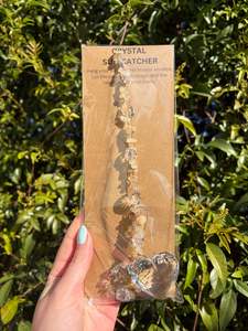 New Arrivals: Rutilated Quartz | Large Heart Sun Catcher