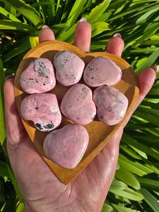 Hearts: Peruvian Rhodonite Small Heart