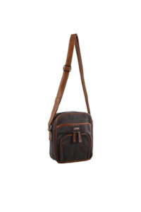 Manbag: Canvas Crossbody Bag