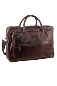 Carry On Luggage: Rustic Leather Business Bag