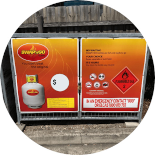 Camping Accessories: SWAP'n'GO Gas Bottle with NO Swap