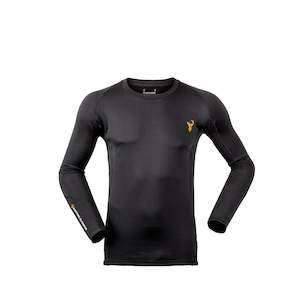 Hunters Element Core+ Long Sleeve Black Top