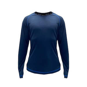 Thermal: Domex Thermalayer Long Sleeve Top Navy