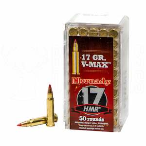 Ammunition Rimfire: Hornady .17HMR 17gr V-Max