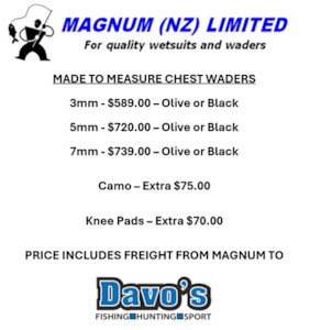 Magnum Waders - Made To Measure