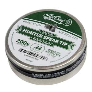 .22 Air Chief Spear Tip Hunter Pellets