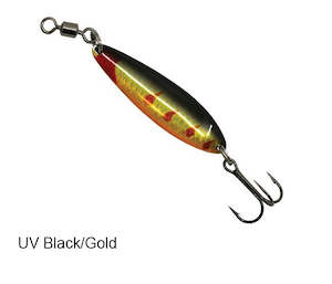 Shimano Lures: Shimano Senkou Spoon Black/Gold