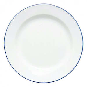 Coleman Enamel Plate 26cm White/Blue