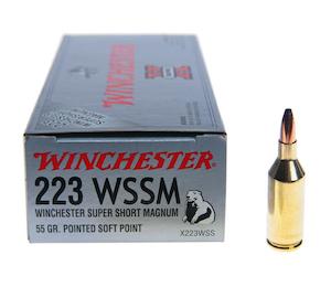 Ammunition Centrefire 1: Winchester SuperX .223WSSM 55gr (20)